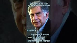 With a heart full of gratitude, we honor Sir Ratan Tata's remarkable journey #sirratantata