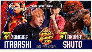 SF6 ▰ SHUTO(#1AKUMA) VS ITABASHI (#1ZANGIEF) ▰ High Level Gameplay  streetfighter6