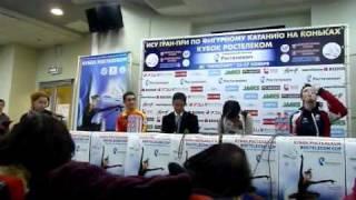 Rostelecom Cup 2011 press conference after men's FS (part 2)