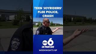 Teen 'joyriders' crash car, face charges after chase with Groveport Police