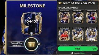 EA FC Mobile 25 • I opened 2x 104-107 OVR Honourable Milestone!! & New Upgrade Ultimate Team!!!!!!