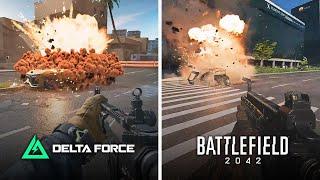 Delta Force vs Battlefield 2042 - Destruction Comparison