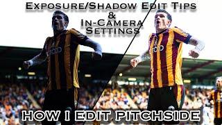 Edit tips - Correcting exposures/shadows in photoshop - Sports Photography