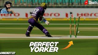 PERFECT YORKER to dimiss Russell  I #Shorts I Cricket 22 I SinghGamingWorld