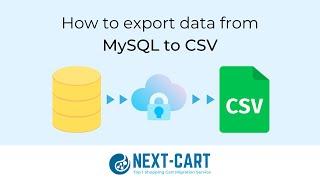 How to export data from MySQL to CSV