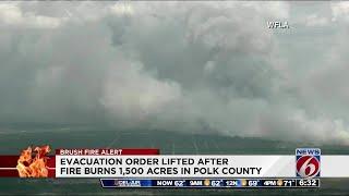 27 brush fires break out in Central Florida