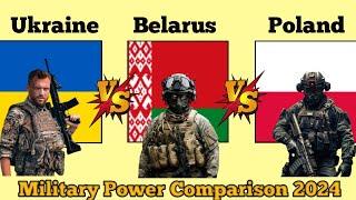 Ukraine Vs Belarus Vs Poland military power comparison 2024 | SZB Defense