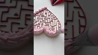 Maze cookie you can play with️ recipes and supplies linked in my bio #cookiedecorating #asmr