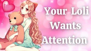 Your Cuddly Loli Distracts You At Work ASMR {fluff} {cuddles} {attention} {sleeping in your lap}