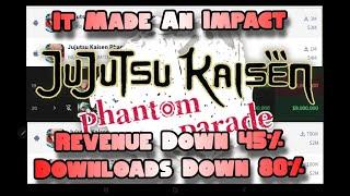 Jujutsu Kaisen Phantom Parade "Global" December Revenue & Downloads Way Down