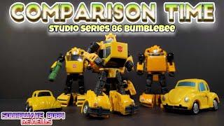 Transformers Studio Series 86 Bumblebee Comparison Time Review