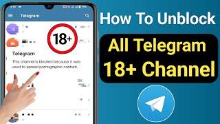 How To Fix " This Channel Can't Be Displayed " on Telegram (Android & iOS) || New Tricks