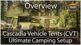 Ultimate Roof Top Tent Car Camping Setup | CVT Cascadia Vehicle Tents