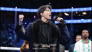 Димаш первое исполнение гимна Dimash anthem full version @dkmediaeurope