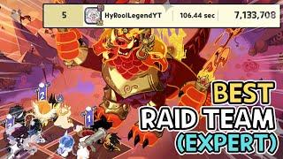 AVATAR OF RUIN! BEST Raid Team for New Beast Raid?! (Expert)