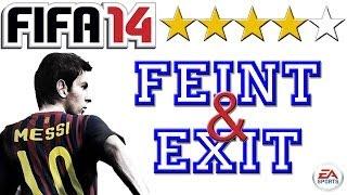 Feint & Exit Left / Right  (Tutorial) :: FIFA 14 [PS3 / Xbox 360] ᴴᴰ