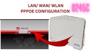 How to configure Huawei Onu router HG8245C