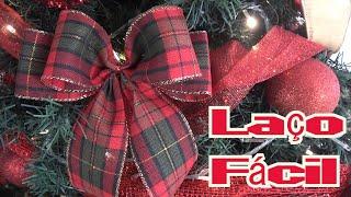 Como Fazer Laço de Natal Fácil