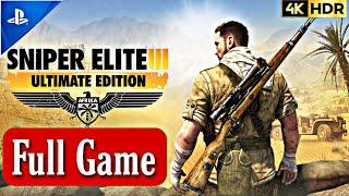 Sniper Elite 3 PS5 Gameplay 4K HDR Full Game