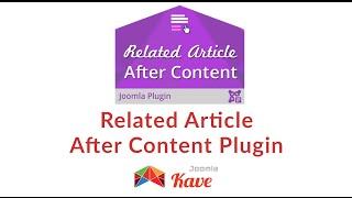 Joomla Plugin - Related Article After Content