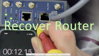 How to Upgrade WLINK Router with Reset Button