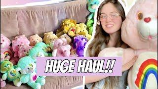 HUGE Care Bears collection at an ESTATE SALE!! vintage 1980’s plush, figures and more HAUL