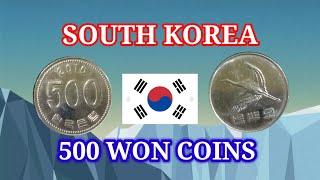 500 WON COINS SOUTH KOREA.#southkorea Worldcoins&Currency.ALEJANDRO BELGA TV