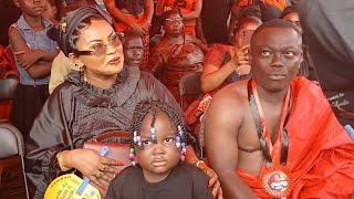 Nana Ama Mcbrown and Serious Madam Storm Osanju's Mother's Funeral