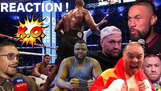 Les stars réagissent au KO de Daniel Dubois sur Anthony Joshua !! [ Usyk / Fury / Bakole / Zhang ..]