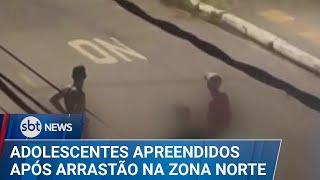 Trio de adolescentes é preso por fazer arrastão na zona norte de SP | #SBTNews (06/03/25)