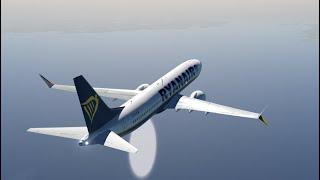 X Plane 11 LFBD-LPPT 737-800 Early Morning Flight