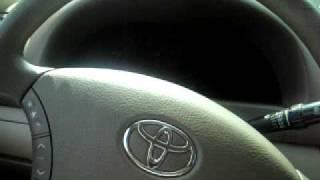 How to turn off Maintenance Light Off on a Toyota Camry 05