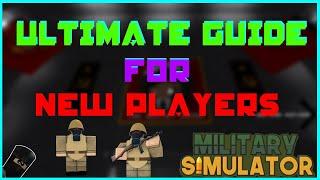 Military Simulator Roblox The Ultimate Guide For New Players!