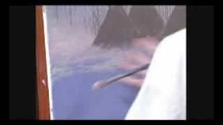 Paint drifting snow with Jerry Yarnell