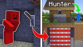 Minecraft Manhunt, But Its Staged...