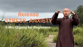 Release TENSIONS, STRESS, and ANXIETY | 5-Min Qigong for Beginners: Cleansing Breath