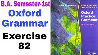 'Oxford Practice Grammar' Exercise 82 by 'English Family87' | Oxford Grammar by John Eastwood