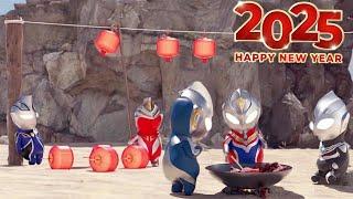 Ultraman Baby Happy New Year 2025ウルトラセブンCác Siêu nhân điện quang tí hon đón chào năm mới 2025