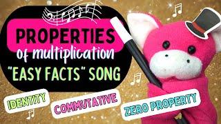 Properties of Multiplication Facts Song with Zero, Identity, & Commutative Properties by Math Notes