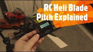 RC Heli Blade Pitch and Tracking Adjustments