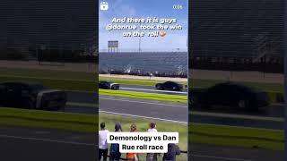 Dan rue vs. demonology #fyp #parati #cars #demon #gtr #racing #mopar