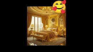 Most beautiful bed with beautiful letter #luxury #bed #subscribe #like