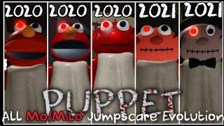 Roblox Puppet 2020/2021: Evolution of all versions of Mo/Milo + His Jumpscares