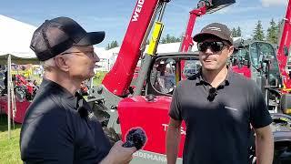 Scott Garvey learns about Weidemann telescopic wheel loaders and telehandlers #cofs24