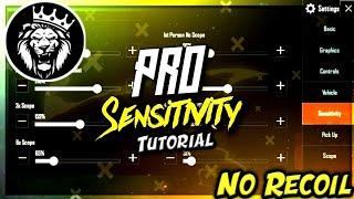 Best Sensitivity Settings + No Recoil in Pubg Mobile