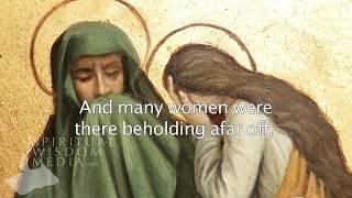 Matthew 27:55 - And many women were there beholding afar off, which followed Jesus - Bible Verses