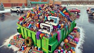 Dumpster Diving Hobby Lobby ANOTHER Giant Haul! Must Watch!