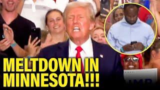 Trump CRASHES HARD on Stage at AWFUL Minnesota Speech