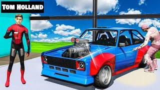 Stealing Every Car From Tom Holland in GTA 5