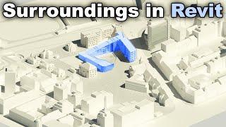 How to Model Surroundings in Revit Tutorial